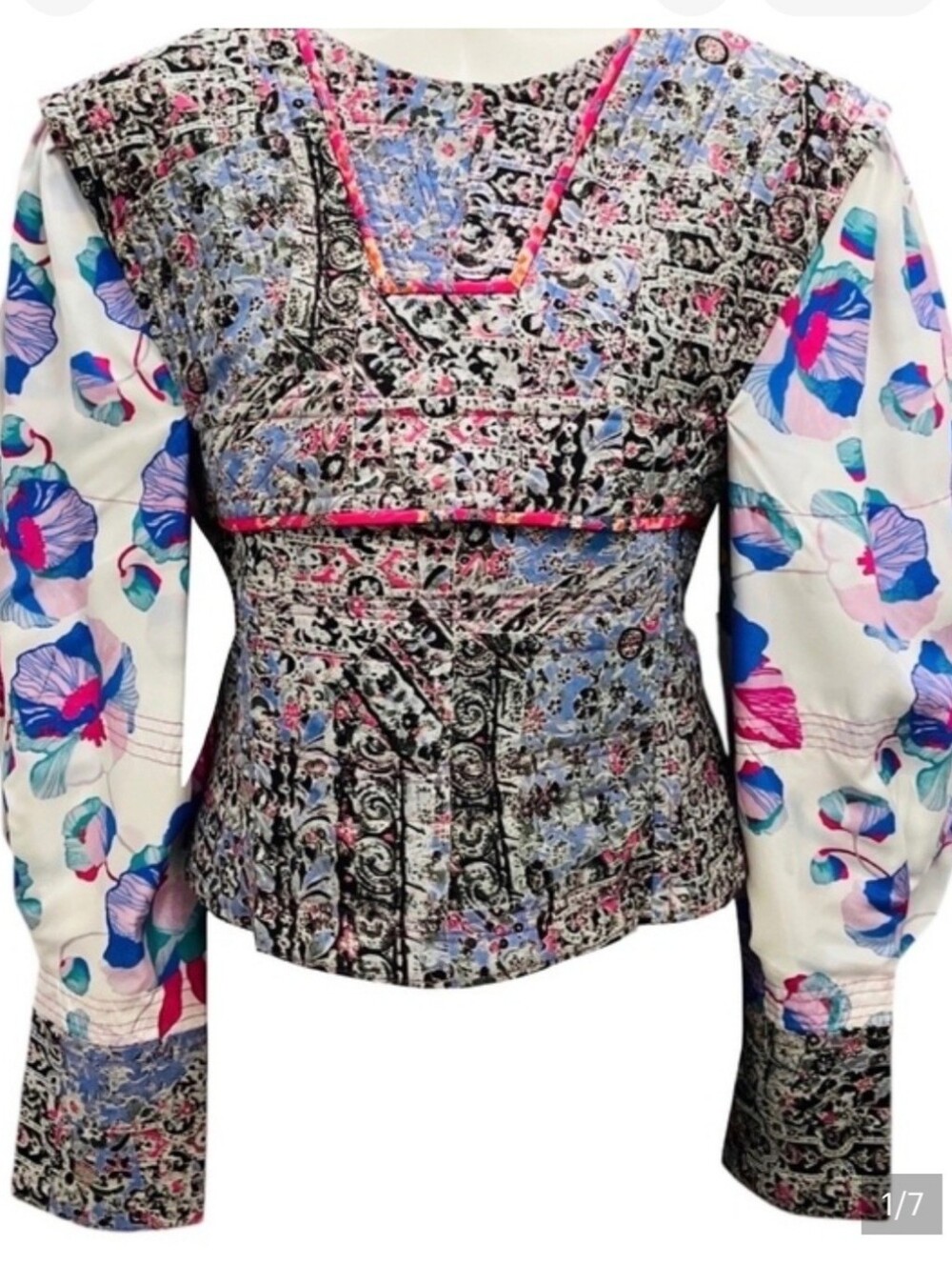 Isabel Marant Blouse Flaxinalia Sz 34 Or xs Nwt Retail $1210